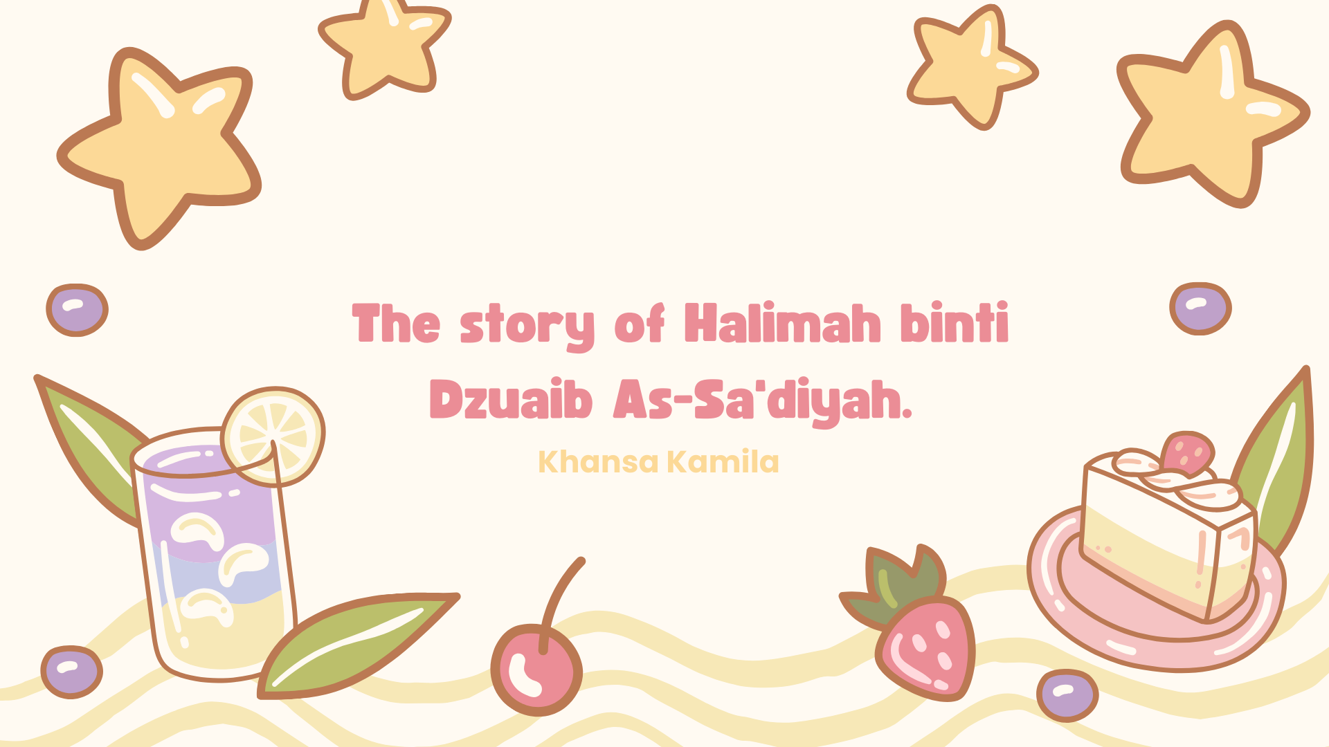 Kembali ke pangkuan ibu - Sirah story telling